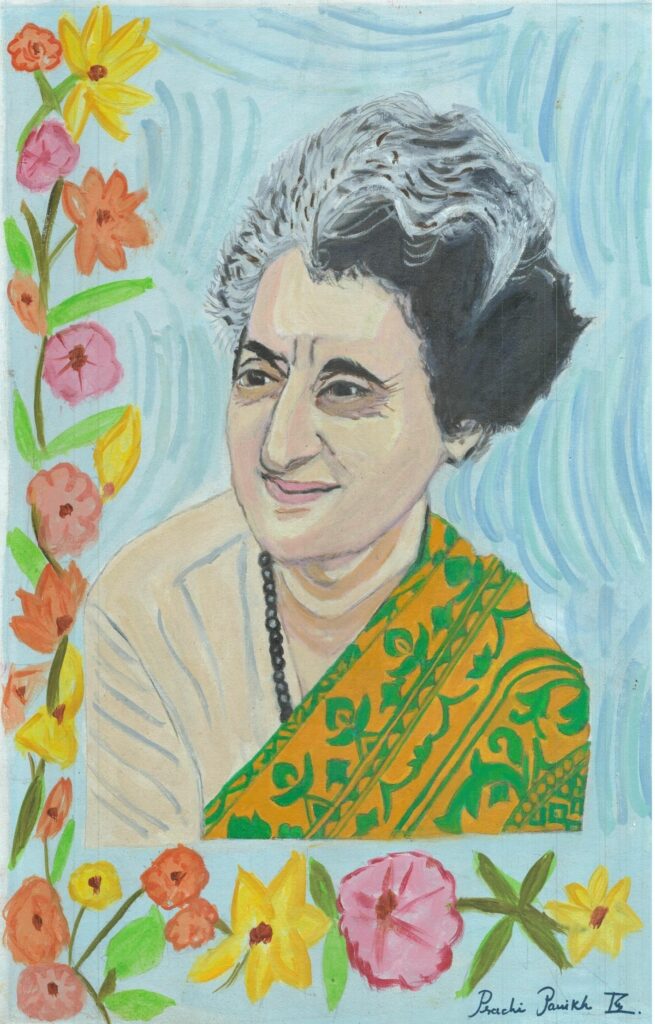 Smt Indira Gandhi Prachi Portraits And Arts